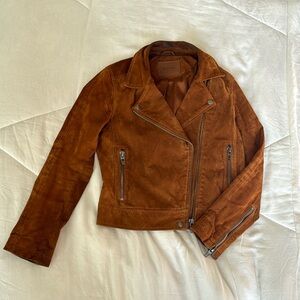 Blank NYC 100% Genuine Suede Moto Jacket